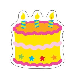 MINI CUT OUT: BIRTHDAY CAKE 3" 36pc