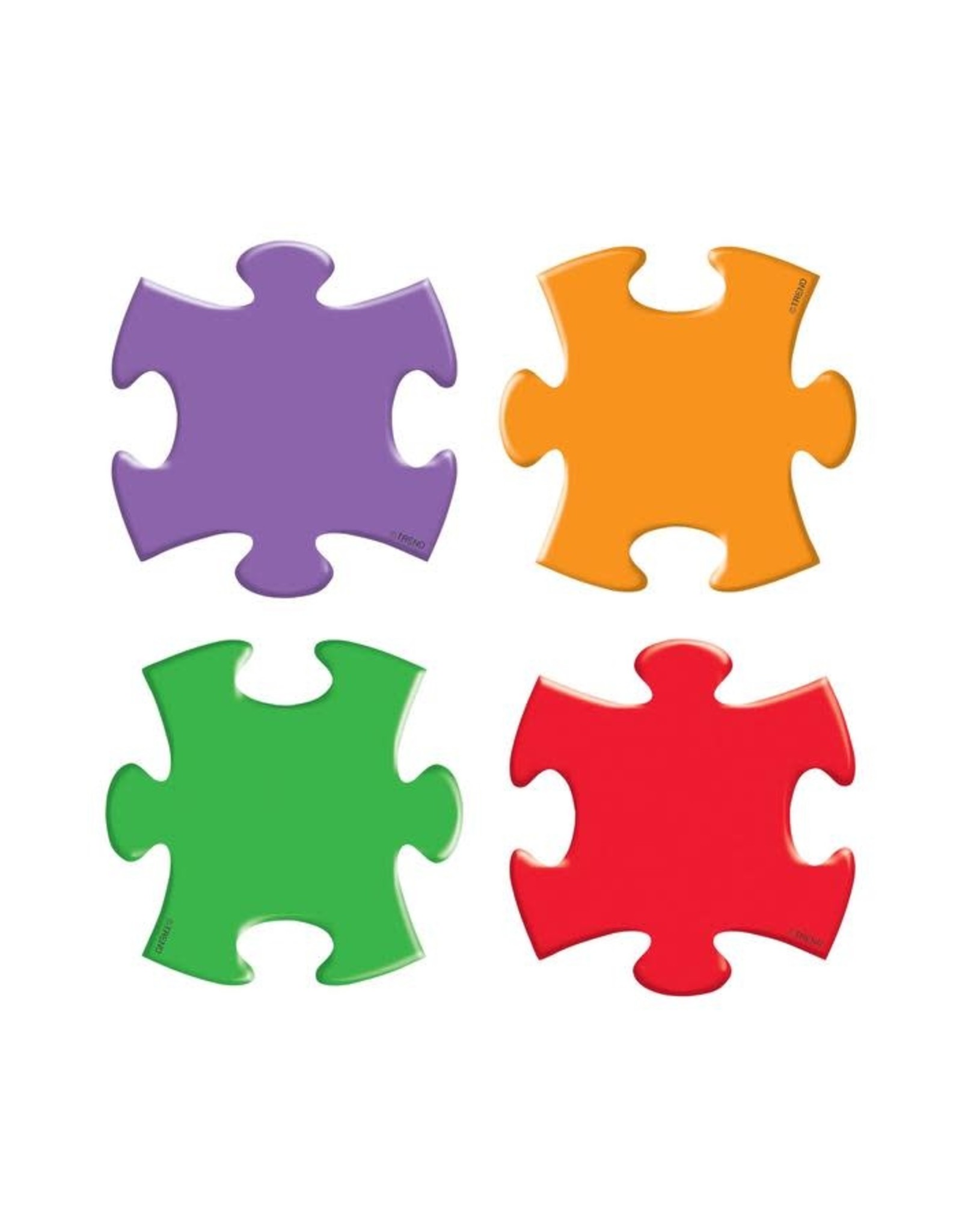 Trend Enterprises MINI CUT OUTS: PUZZLE PIECES 3" - 36 PACK