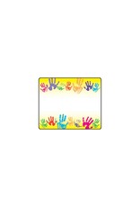 NAME BADGE: RAINBOW HANDS