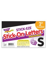 STICKE-EZE LETTERS: BLACK 2"