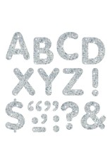 STICK-EZE LETTERS: SILVER SPARKLE