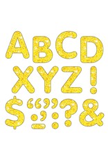 STICK- EZE LETTERS SPARKLE YELLOW
