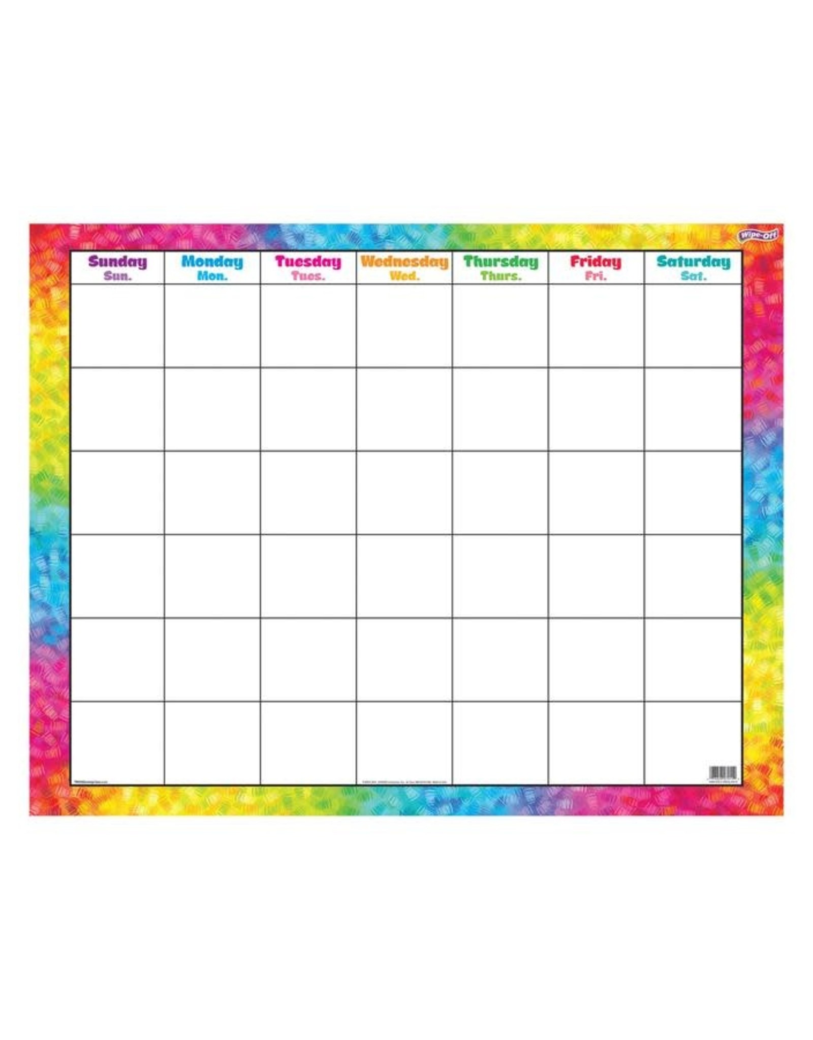 WIPE OFF CALENDAR BRUSH STROKE Creative Kids