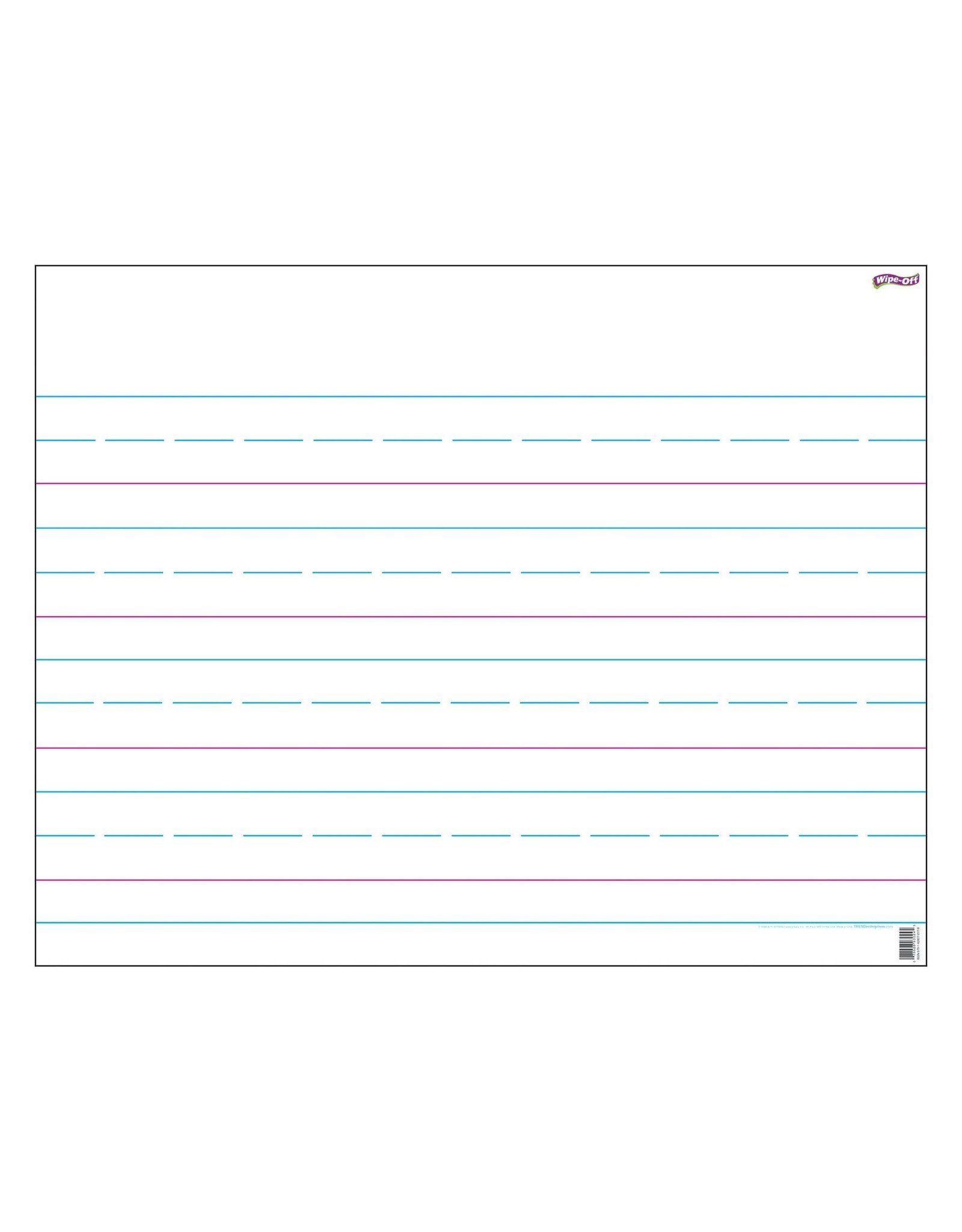 WIPE OFF CHART: HAND WRITING PAPER 22"X28"