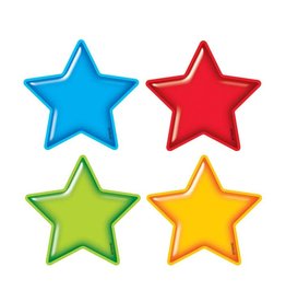 Trend Enterprises MINI CUT OUTS: GUMDROP STARS 3" - 36 PACK