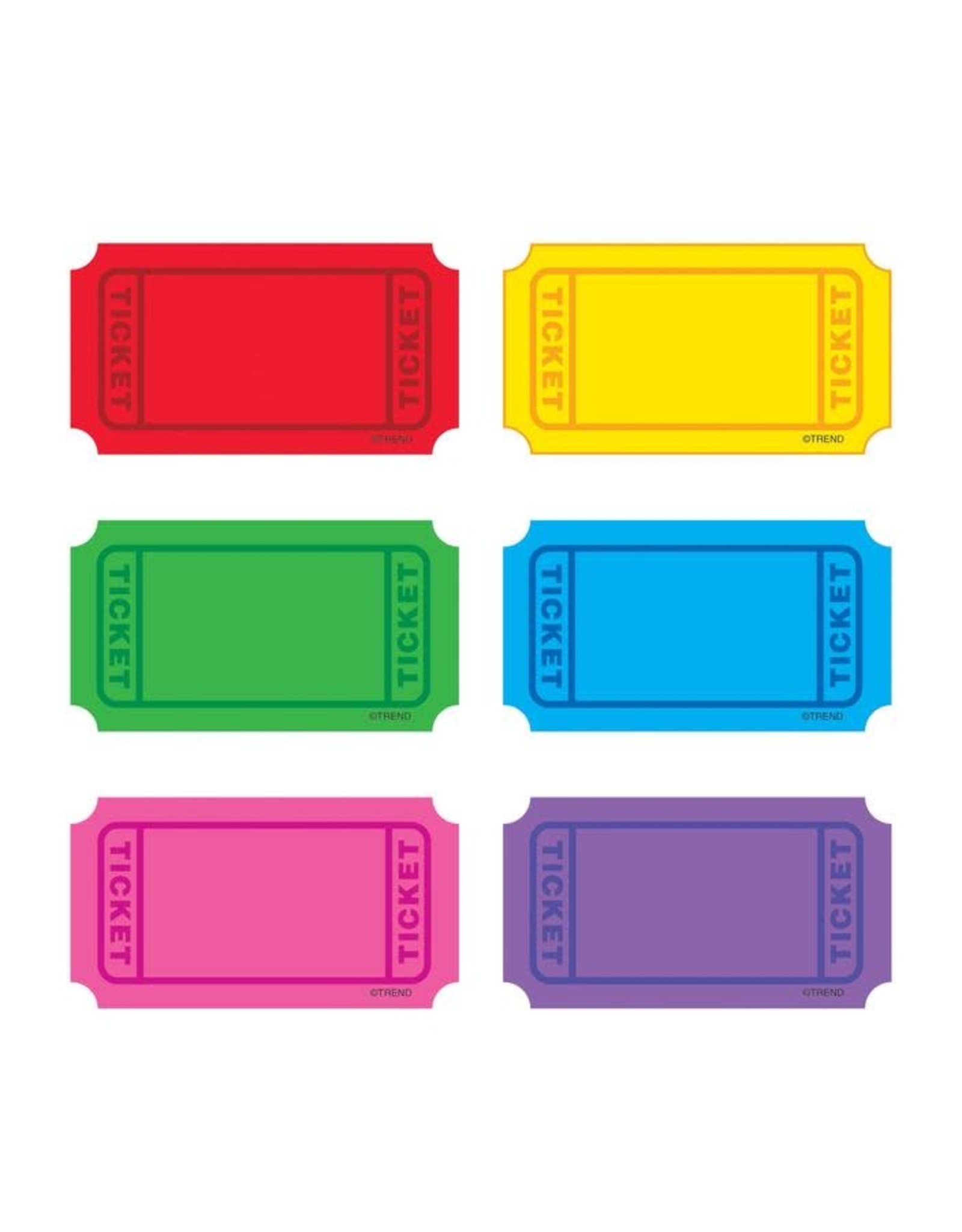 Trend Enterprises MINI ACCENTS: 3", WINNING TICKETS - 72 PACK