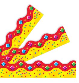SCALLOPED  BORDERS JAZZY GEMS - 2 1/4"x39'