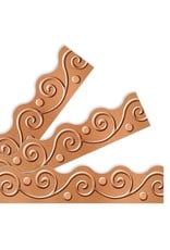 Trend Enterprises SCALLOPED  BORDERS: 2¼"X39'COPPER SCROLLS