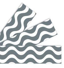STRAIGHT  BORDERS WAVY GRAY - 2 3/4"x35 3/4'