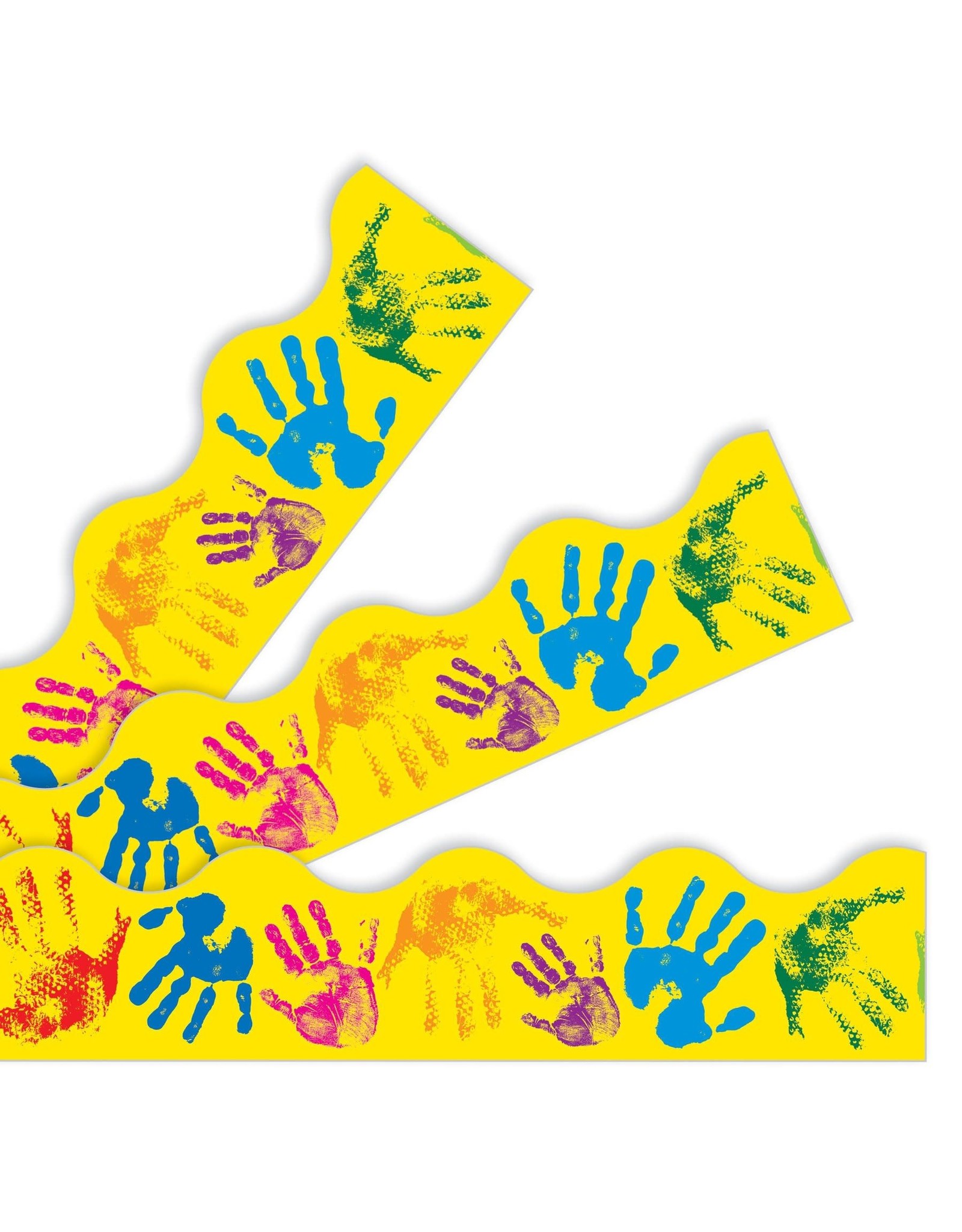 Trend Enterprises SCALLOPED BORDERS 2¼"X39', HELPING HANDS