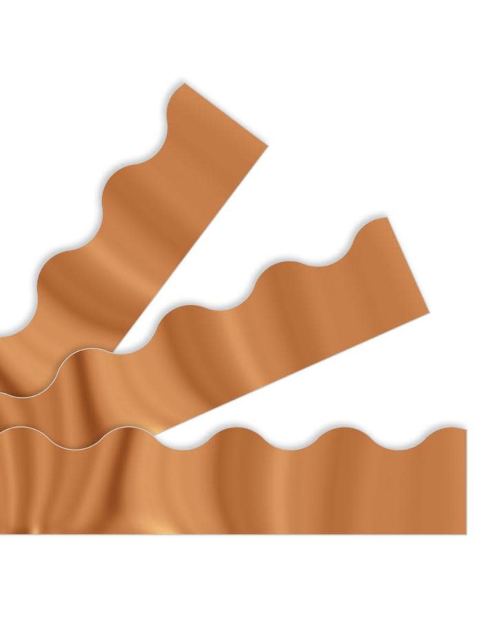 Trend Enterprises SCALLOPED BORDERS METALLIC COPPER  - 2 3/4"X32'