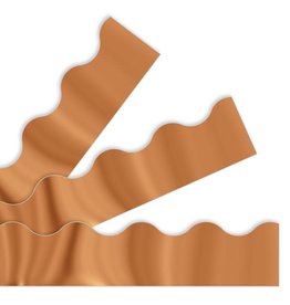 Trend Enterprises SCALLOPED BORDERS METALLIC COPPER  - 2 3/4"X32'