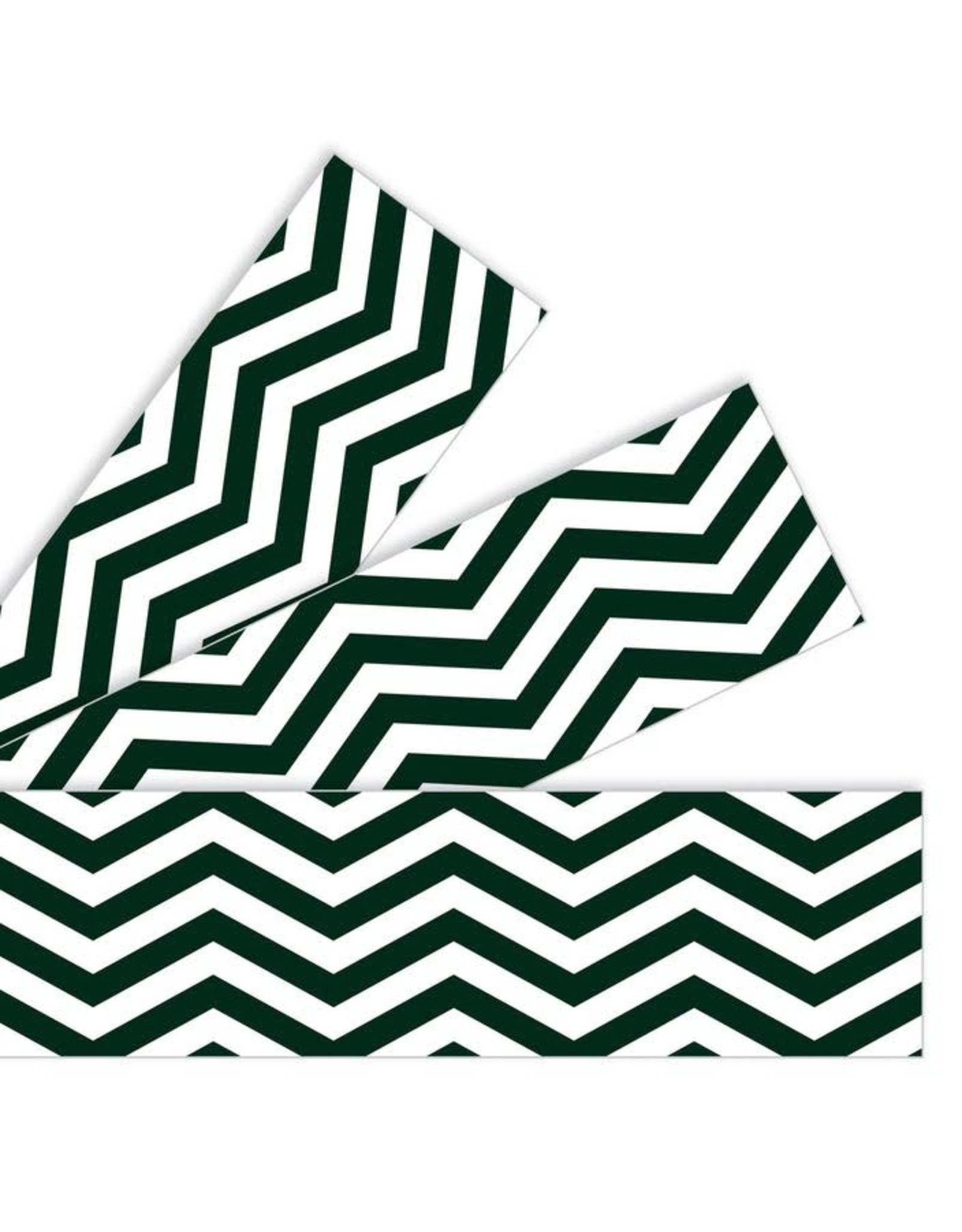 STRAIGHT BORDERS BLACK CHEVRON -  2 3/4" x 35 3/4'
