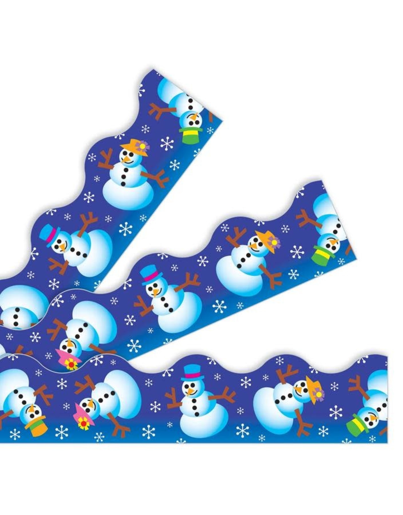 Trend Enterprises SCALLOPED  BORDERS 2¼", WINTER FUN