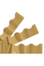 Trend Enterprises SCALLOPED  BORDERS 2¼"X39', METALLIC GOLD