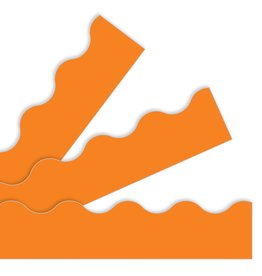 Trend Enterprises SCALLOPED BORDERS 2¼" x 39',  ORANGE