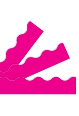 Trend Enterprises SCALLOPED  BORDERS 2¼" x 39',  HOT PINK