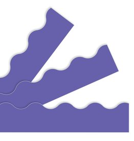 Trend Enterprises SCALLOPED  BORDERS 2¼" x 39',  PURPLE