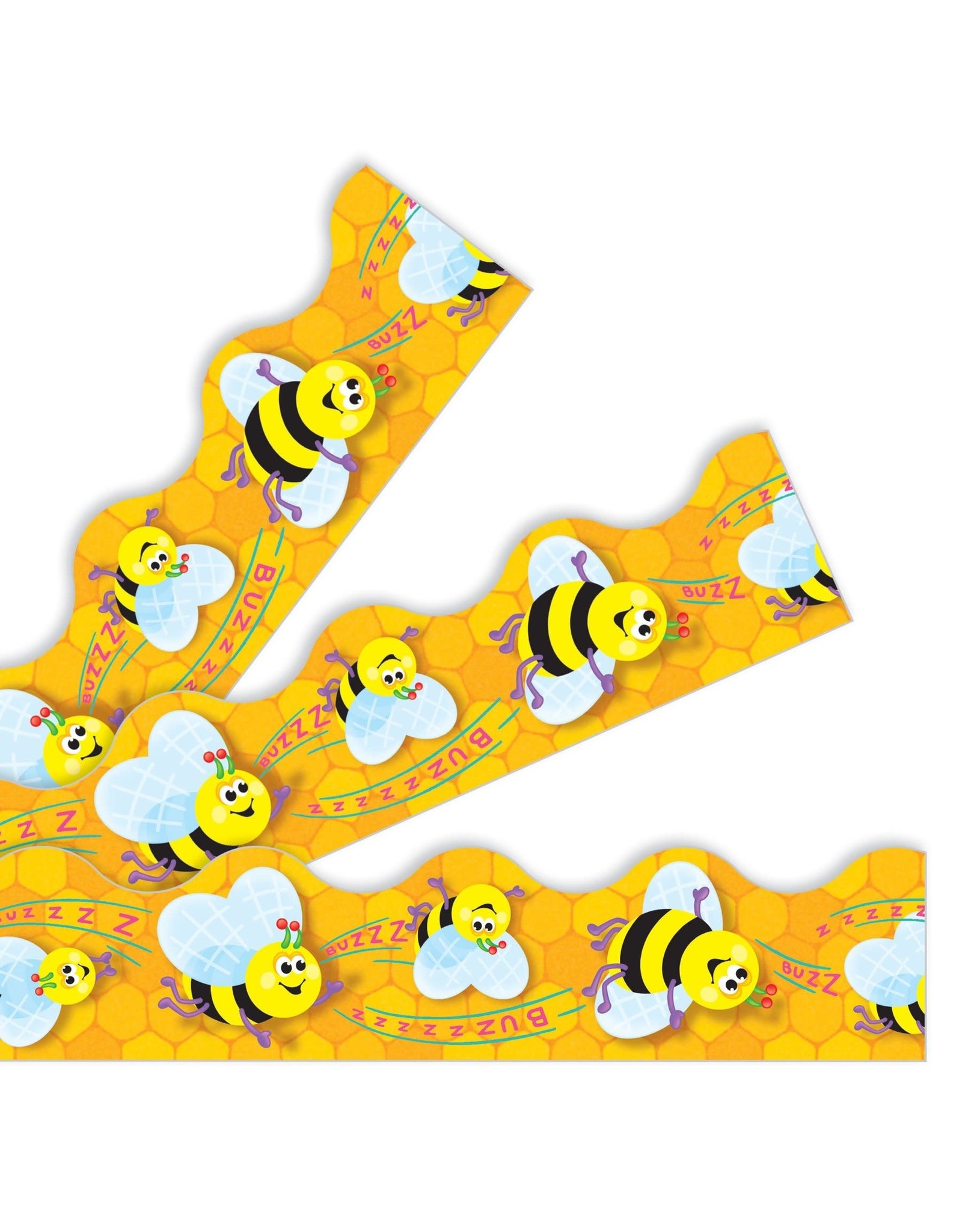 Carson-Dellosa SCALLOPED BORDER BUSY BEES - 2 1/4"x39'