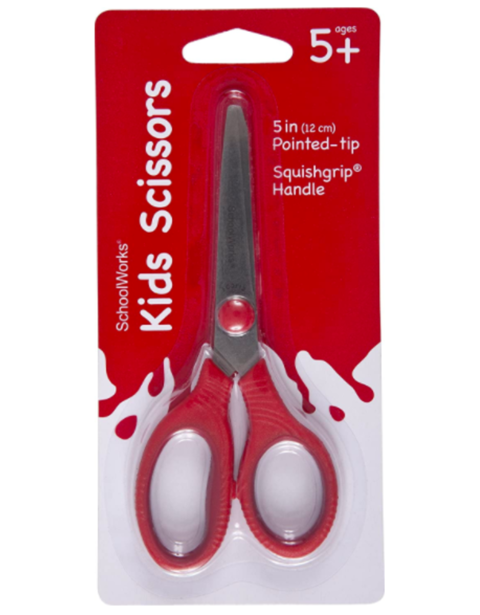 FISKARS SCHOOL WORKS SCISSORS  - SOFT-GRIP POINT 5"