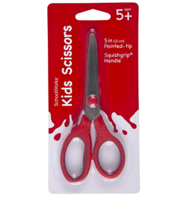 FISKARS SCHOOL WORKS SCISSORS  - SOFT-GRIP POINT 5"