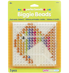 PERLER: BIGGIE  PEGBOARD CLEAR 2 PACK