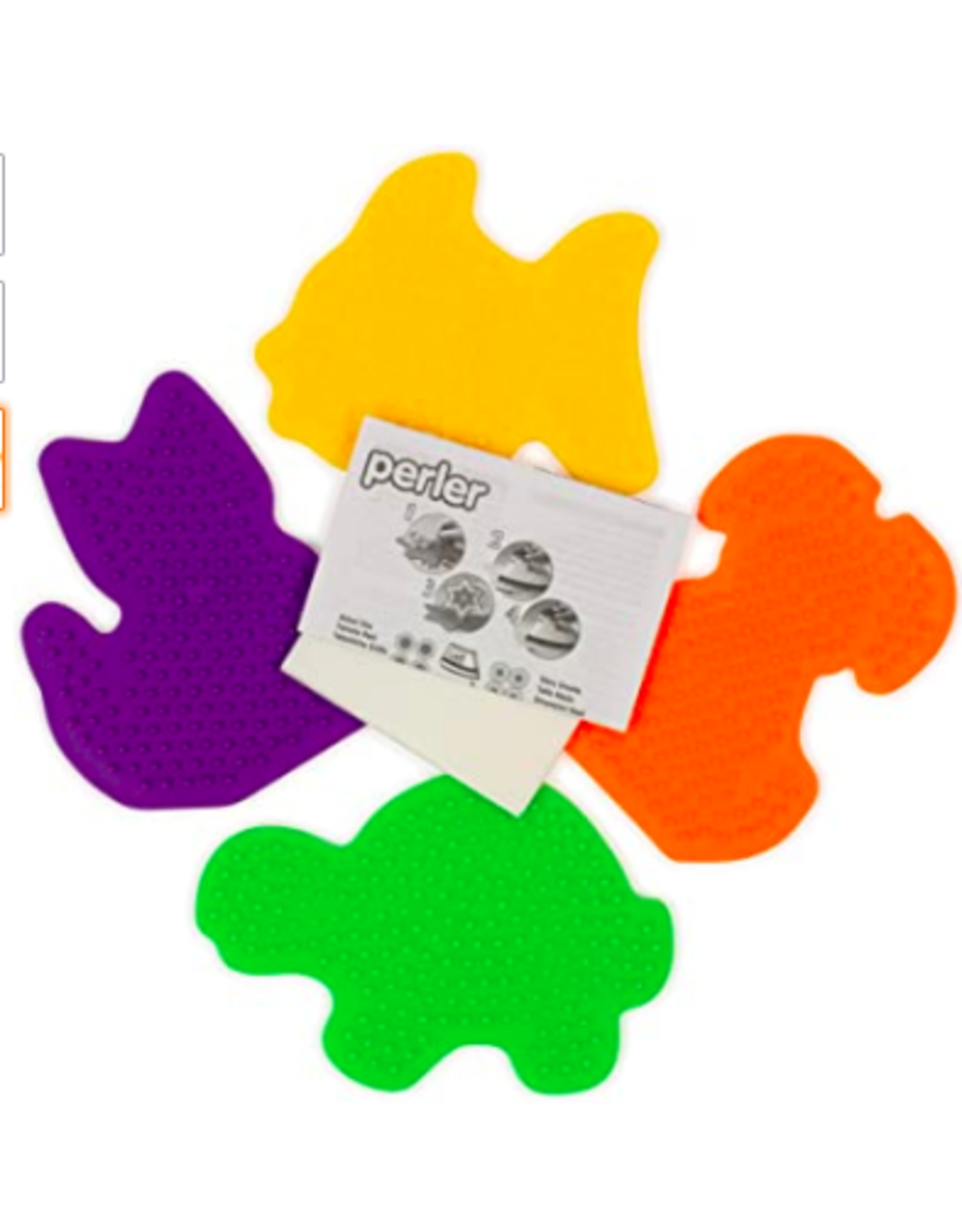 PERLER: PEGBOARDS SMALL ANIMAL 4PC