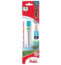 PENTEL LEAD REFILLS: 0.7mm, HB - 12 PACK
