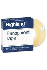 HIGHLAND HIGHLAND TRANSPARENT TAPE  3/4" x1296"