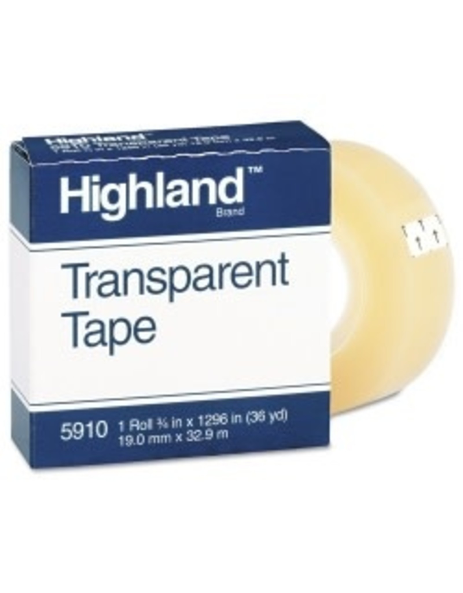 HIGHLAND HIGHLAND TRANSPARENT TAPE  3/4" x1296"