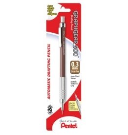 pentel PENCIL: PENTEL GRAPHGEAR 500 MECHANICAL .3MM