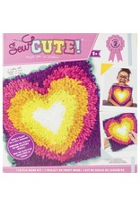 LATCH HOOK:  HEARTS