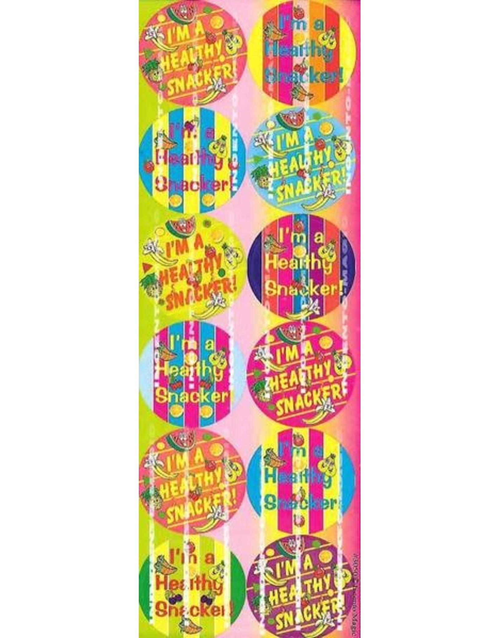 incento magic STICKERS: I'M A HEALTHY SNACKER - 6 SHEETS
