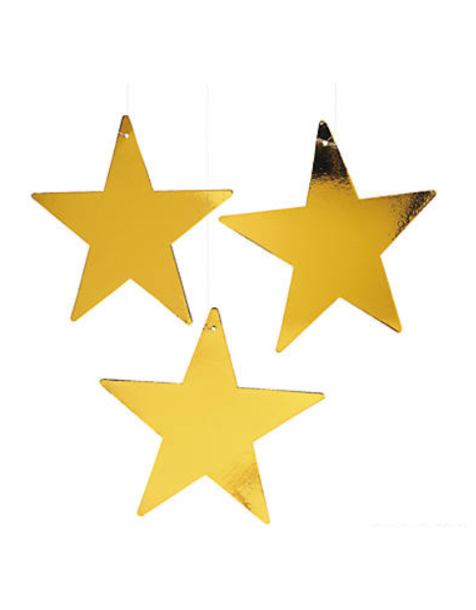 CARDBOARD - STAR - GOLD 12"