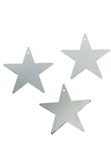 CARDBOARD STAR - SILVER 5"