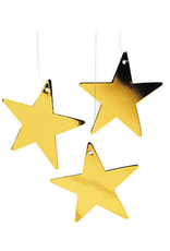CARDBOARD STAR - GOLD 5" - 12 PACK