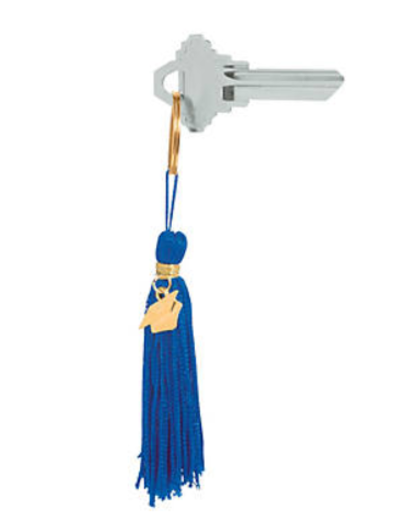 TASSEL KEYCHAIN - BLUE