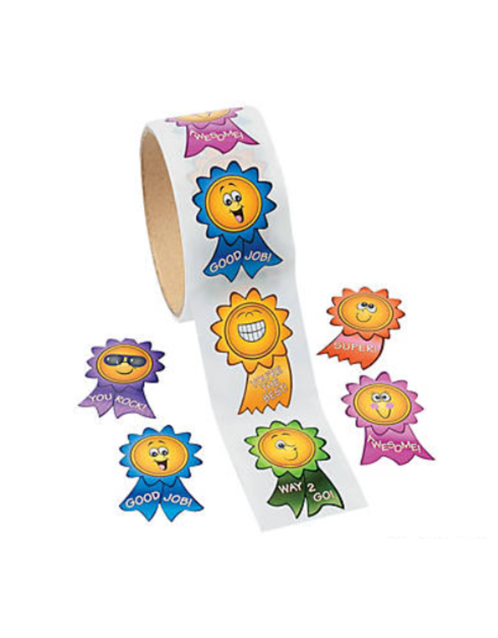 STICKERS ROLL: MOTIVATIONAL SMILE