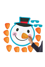 PIN NOSE ON SNOWMAN