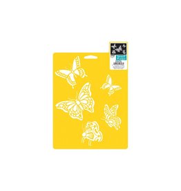 STENCIL -  BUTTERFLYS 7"X10"