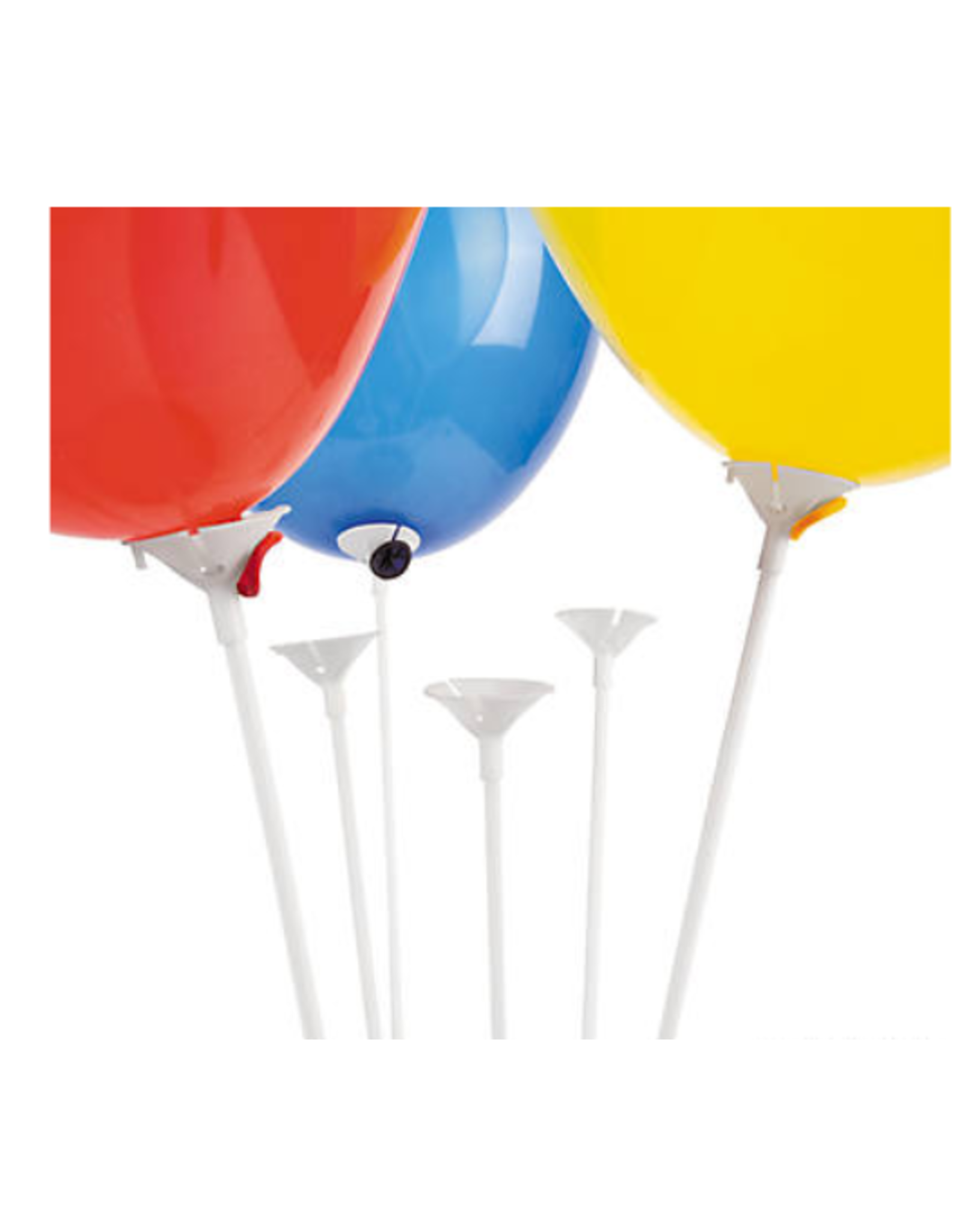 BALLOON STICKS - 16.75"  WHITE