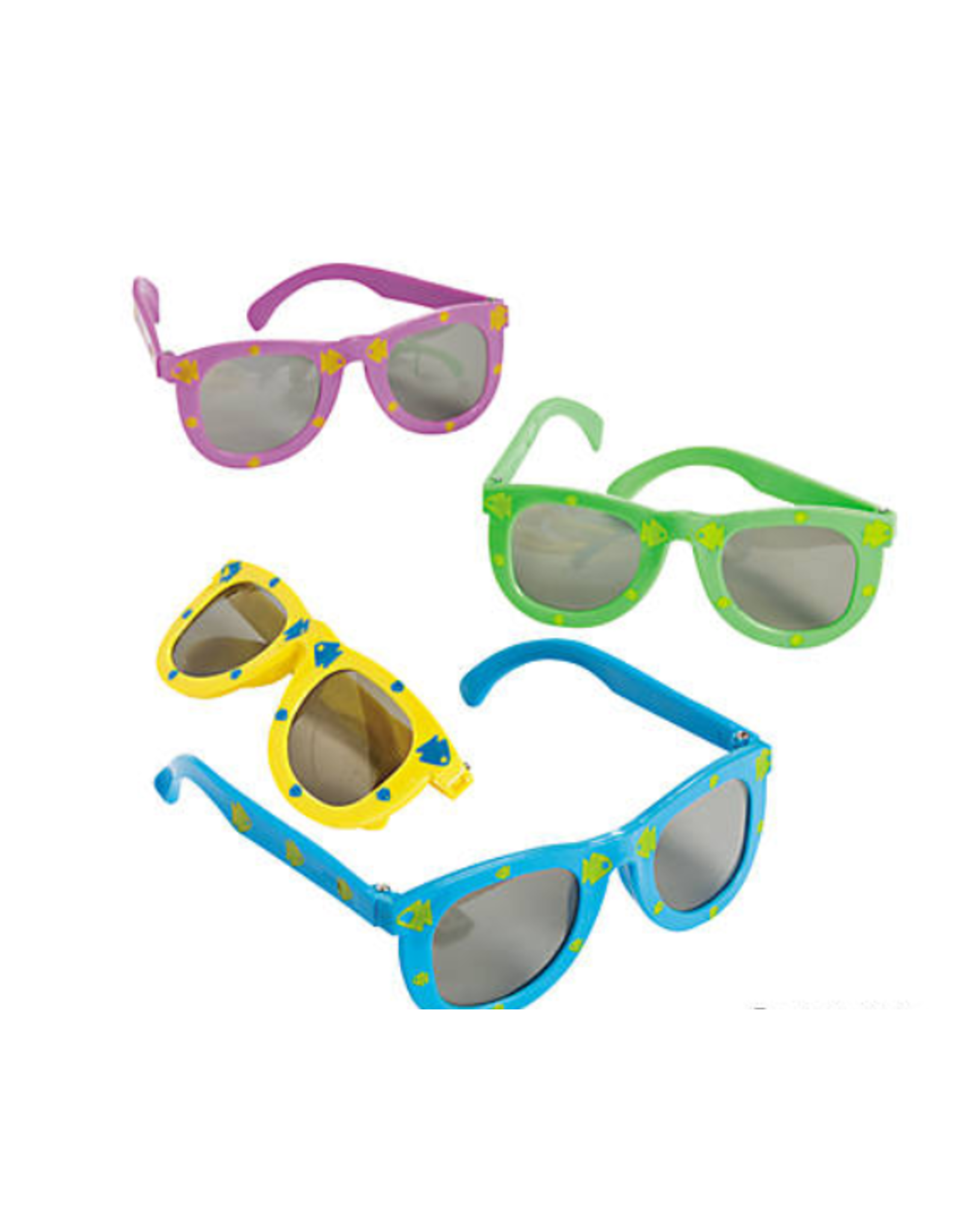 SUNGLASSES: FISH PRINT