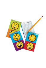 NOTEPAD: SMILE FACE SPIRAL 5" 30 PAGES - 12 PACK