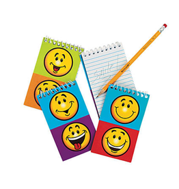 NOTEPAD: SMILE FACE SPIRAL 1 DOZEN