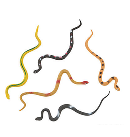 SNAKES: VINYL REALISTIC 6'' 48 PACK