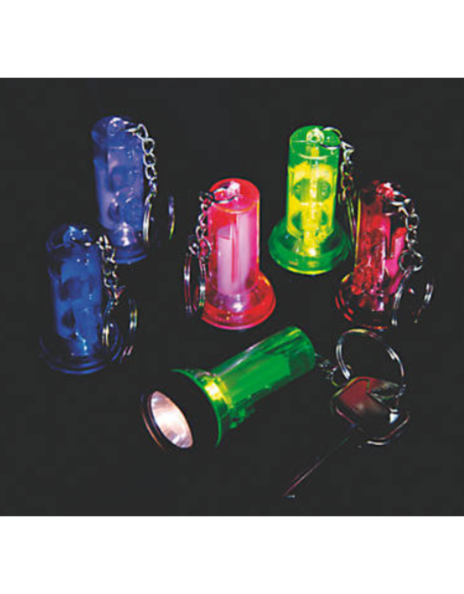 KEYCHAIN: LARGE BEAM FLASHLIGHT 12 PACK
