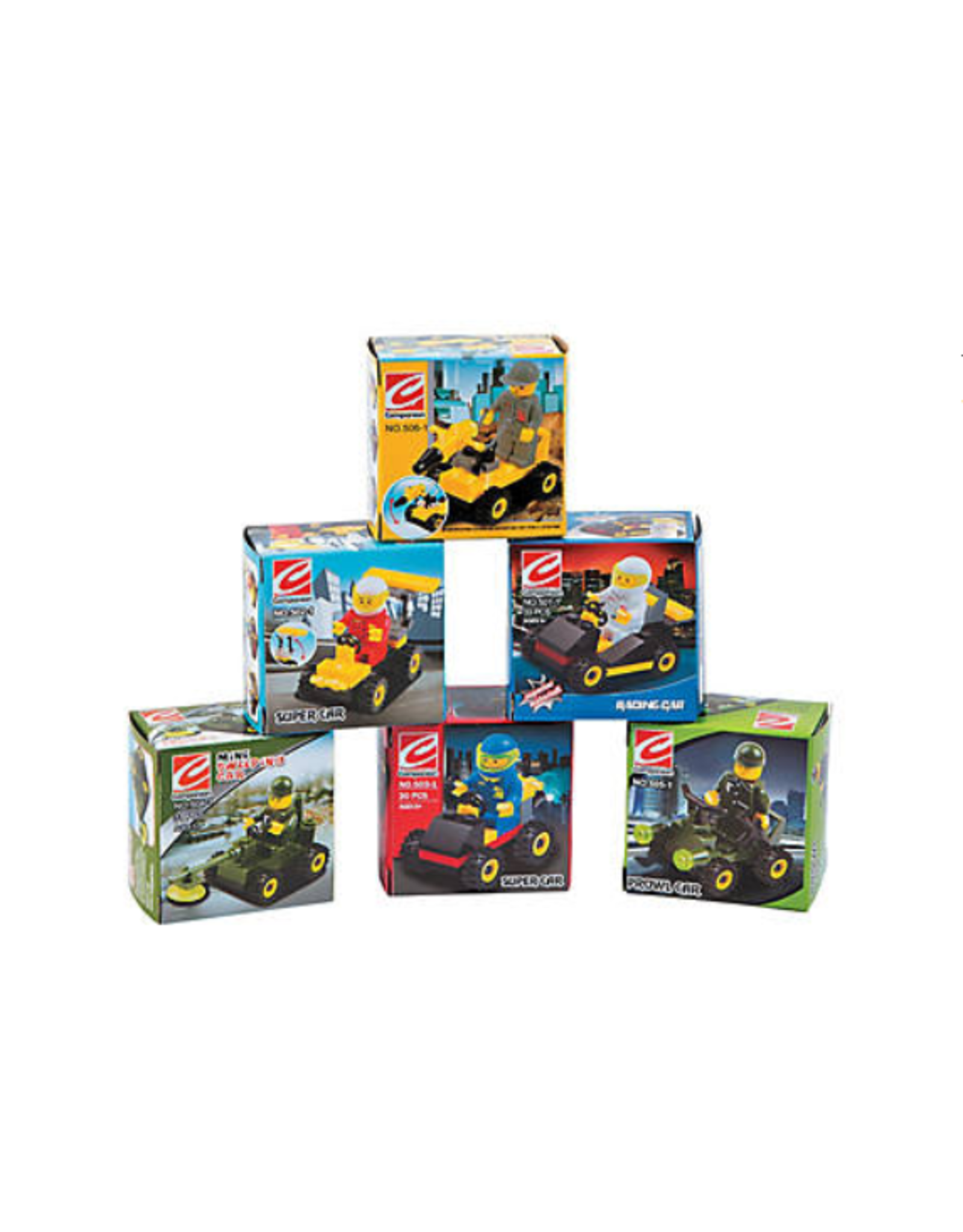 VEHICLE BUILDING BLOCK KIT 12/KITS