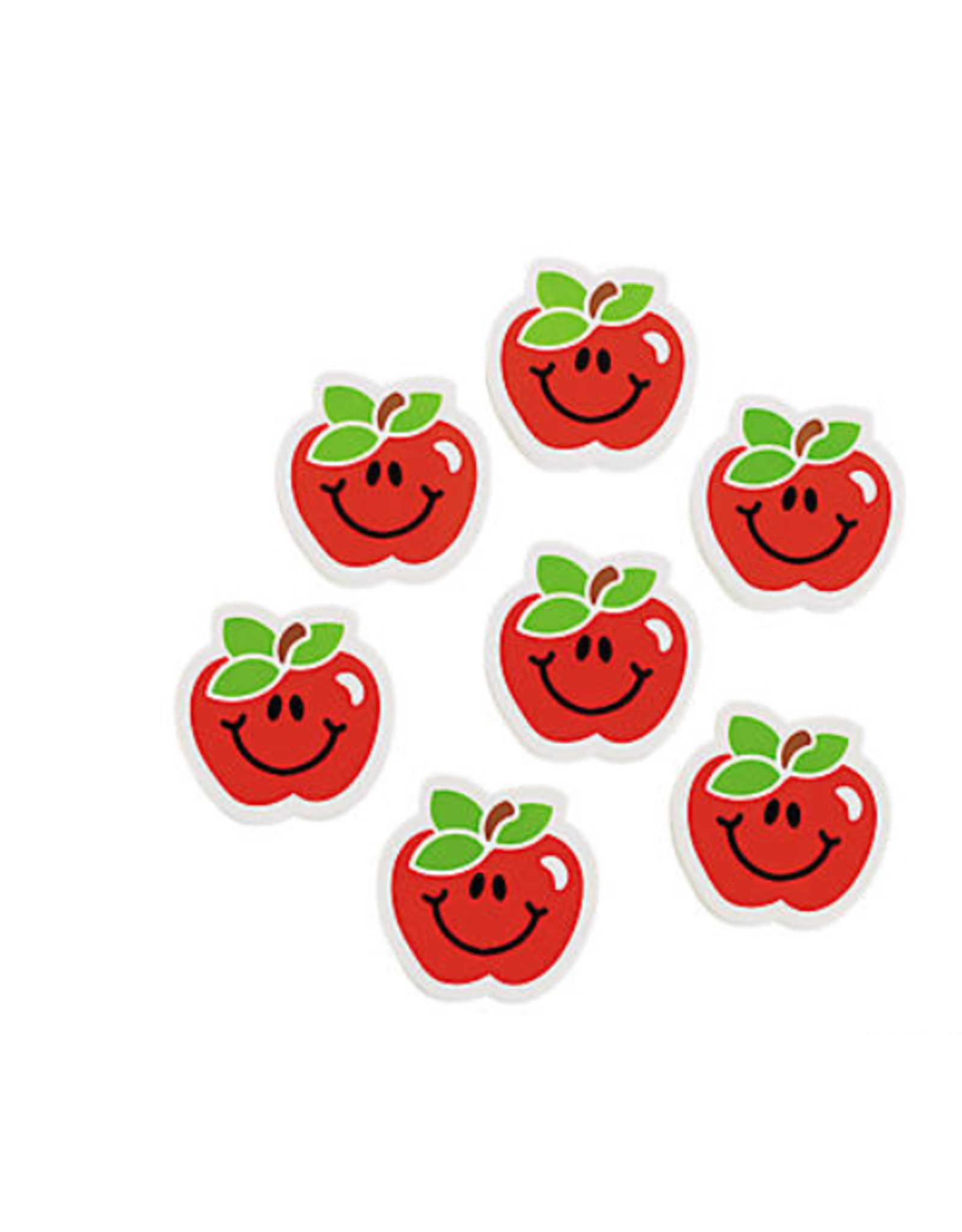 ERASER : SMILE APPLE 24/PCKG