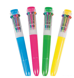 SHUTTLE PEN 10 COLOR - 12 PACK