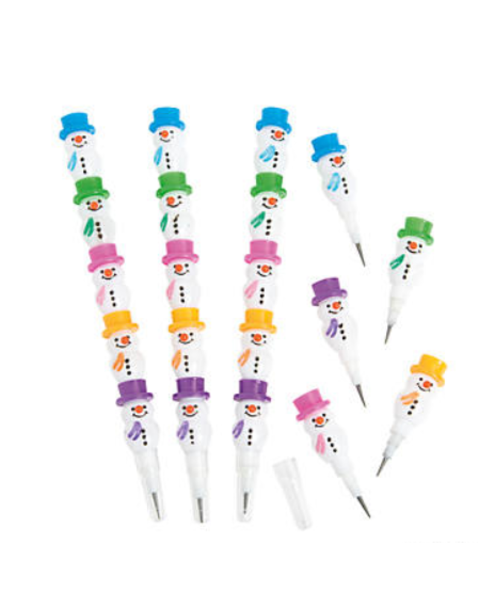 PENCIL  STACKING SNOWMAN  3 PACK